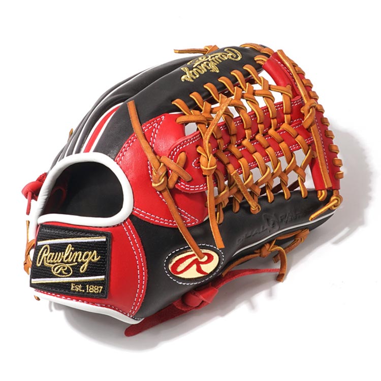 [GKWXHDN65-4V] Rawlings HOH 스페셜 메이드 오더(SMU) 내야 (적+검) 11.75인치