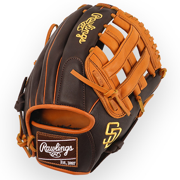 [GHW5GMX NA-6-SPD] Rawlings 게이머 XLE 내야 (진갈색+오렌지) 12인치