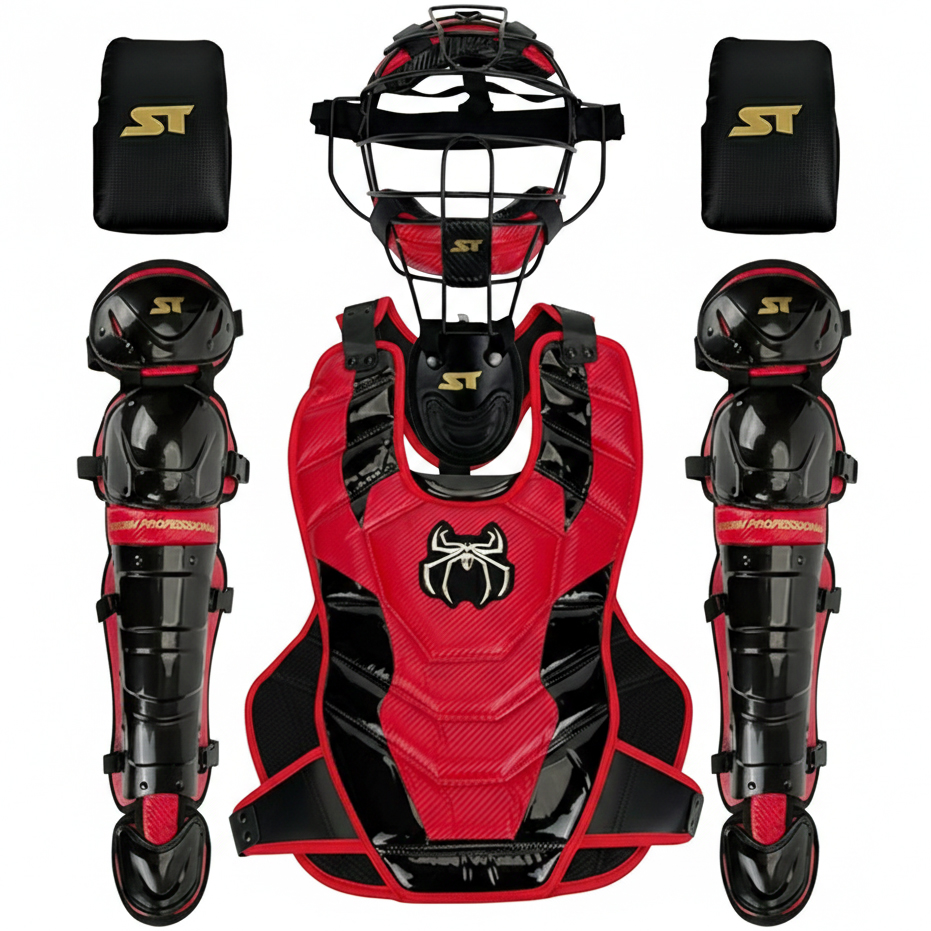 [스파이더] 스톰 2026 포수장비세트 (적+검)