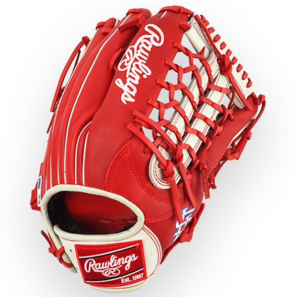[GHW5GMX Y70-4V-STL] Rawlings 게이머 XLE 외야 (적+백) 13인치
