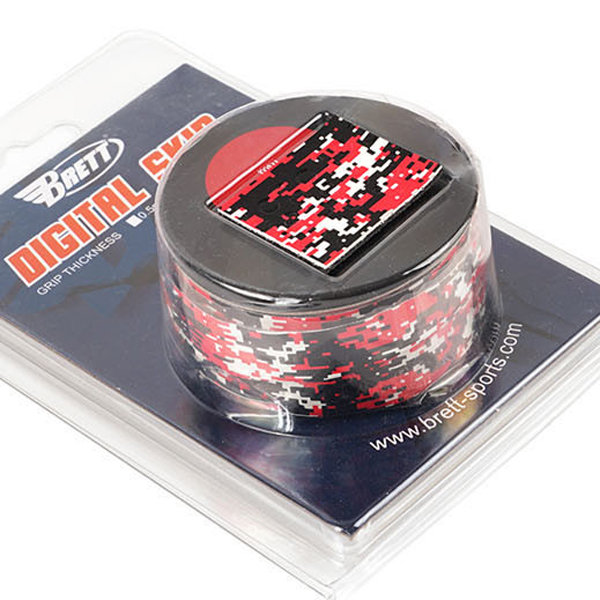 [BTG-60] 브렛 디지털 스킨 배트그립 (적+검)