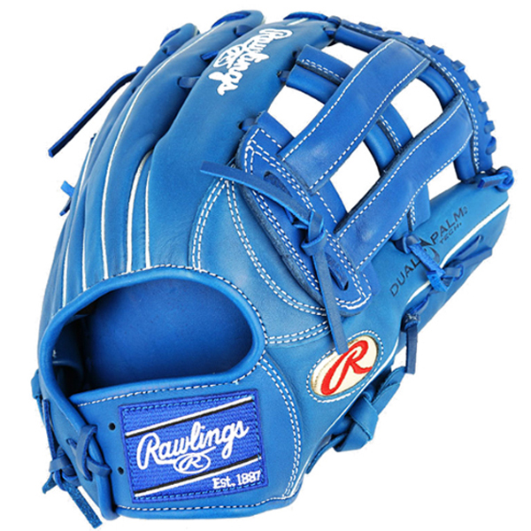 [GKW8HD7-6] Rawlings HOH 외야 쌍십자웹 (청색) 13인치