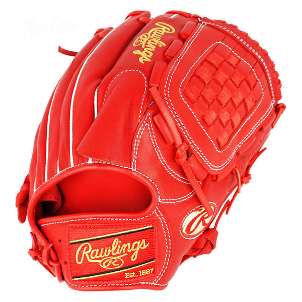 [GKW8HD56L-3] Rawlings HOH 올라운드/투수 바둑판웹 (적색) 12인치