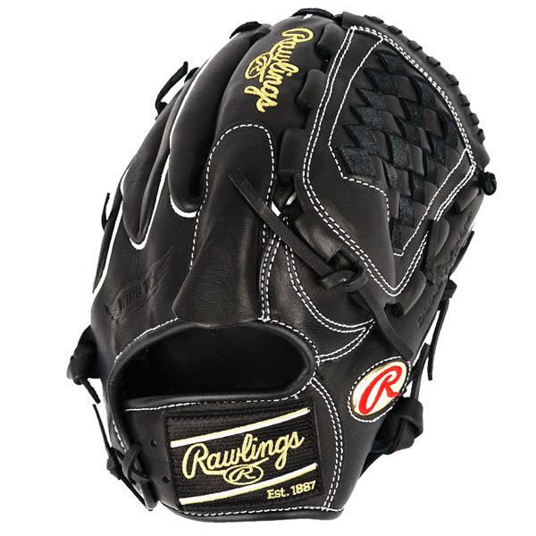 [GKW8HD56L-29] Rawlings HOH 올라운드/투수 바둑웹 (검정) 12인치